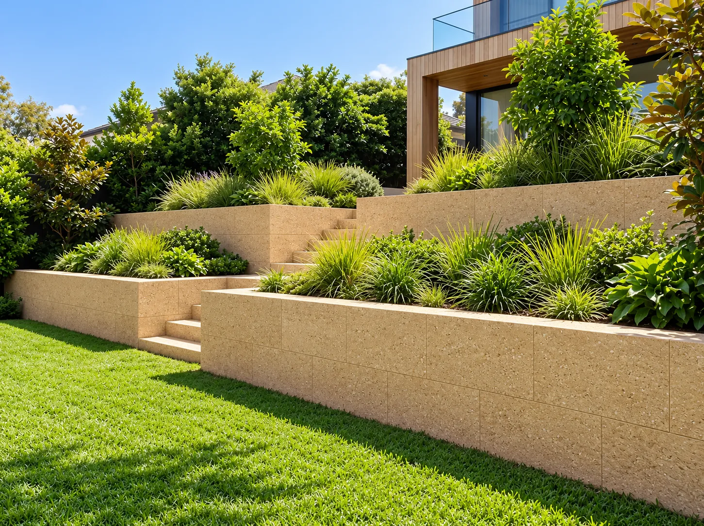 photo — Retaining walls